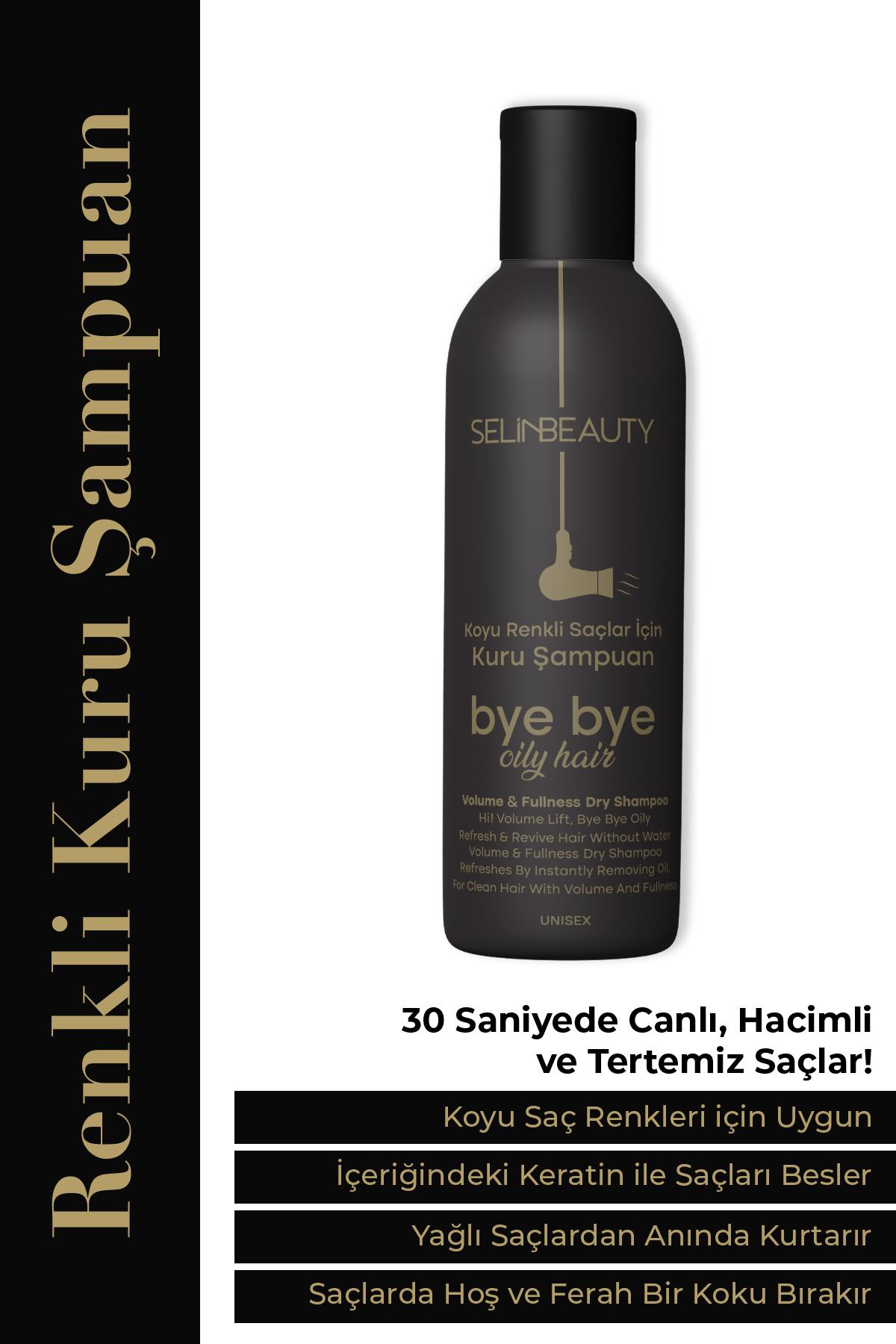 Selin Beauty Koyu Renkli Saçlar İçin Kuru Şampuan 150 ML Selin Beauty Koyu Renkli Saçlar İçin Kuru Şampuan 150 ML