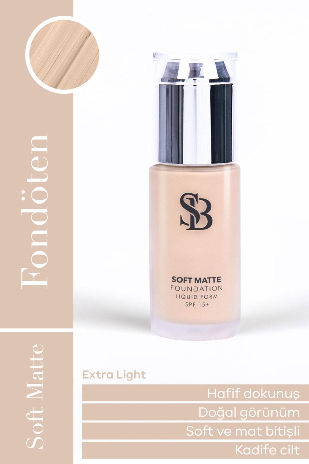 Selin Beauty Soft Matte SPF15 Fondöten Extra Light 40 ML