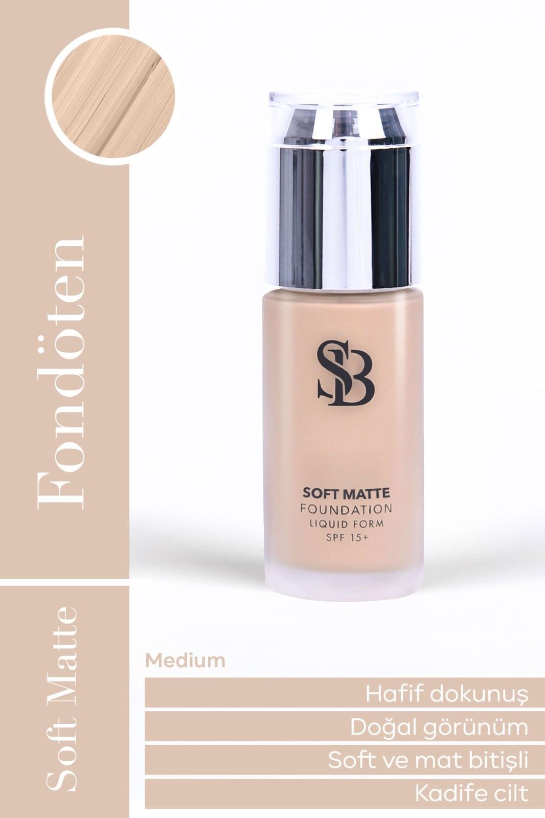 Selin Beauty Soft Matte SPF15 Fondöten Medium 40 ML Selin Beauty Soft Matte SPF15 Fondöten Medium 40 ML