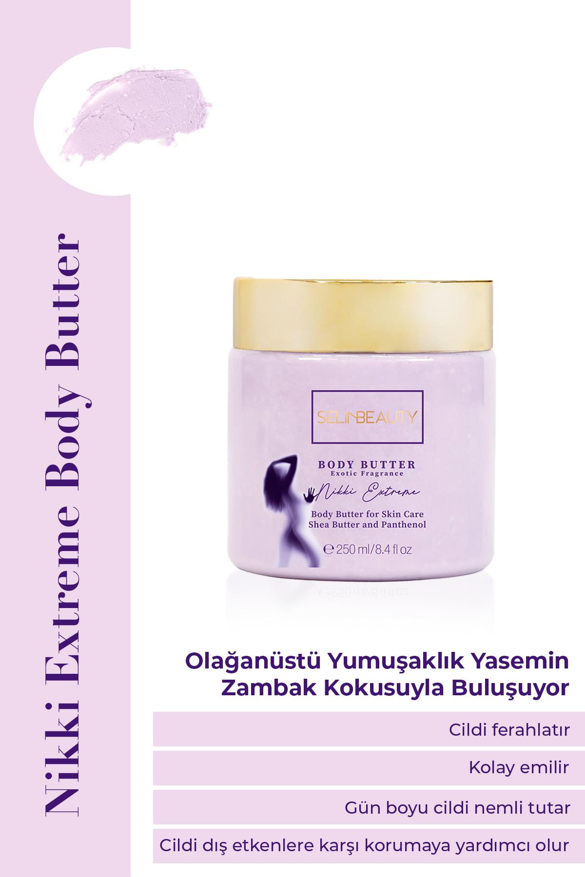 Selin Beauty Exotic Nikki Extreme Body Butter 250 ML Selin Beauty Exotic Nikki Extreme Body Butter 250 ML